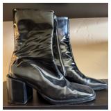Jil Sander Square Toe Ankle Boots