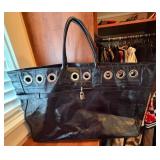 Naked Wolfe Black Brooklyn Athena Leather Tote