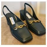 Jimmy Choo Chain-Link Accents Slingback Pumps