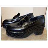 Chanel Quilted Platform Loafers