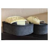 Moschino Logo Chunky Platform Slides