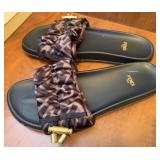 Fendi Logo Slide Sandals