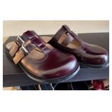 Loewe Campo Leather Mary Jane Mules