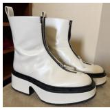 Jil Sander Zip Bootie Boots