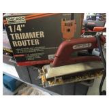 Seaming Iron & 1/4" Trimmer Router