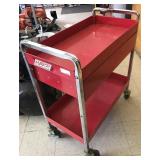Mobile Red Tool Cart