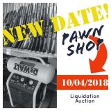 Due To Large Inventory Auction Date Moved Oct. 4th