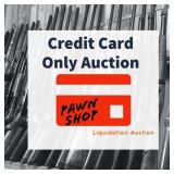 Credit Card Only Auction