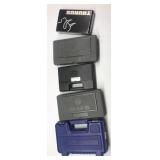 (4) Hard Side Pistol Cases