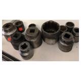 Large Sockets (largest 2-1/4")