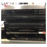 Panasonic DVD, Onkyo CD, Entertainment Consoles