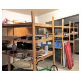 (4) Wood Storage Racks (Contents Not Included)