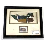 Framed Duck Print & Stamp
