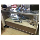 Glass Display Case Adjustable Shelves