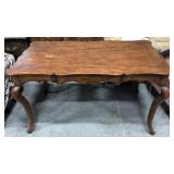 Country Chic Bow Leg Table With Drawer