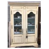 19th Century Country French Wire Front Cupboard