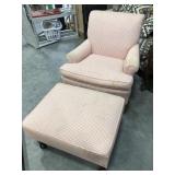 Tartan Plaid Chair & Ottoman