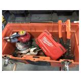 Tool Box With Tools Milwaukee Bits, Air Sander