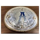 Montana Silver Smith "A" Belt Buckle