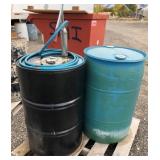 Barrels Hydraulic Fluid & Unknown