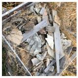 Crate of Small Landscaping Rock