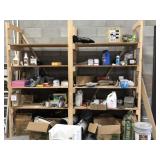 Wood Shelves & Entire Contents