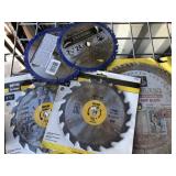 (5) Ripping, Framing Saw Blades 7 1/4" ,