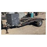 13FT Homemade Single Car Trailer