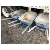 (3) Jackson Wheel Barrels