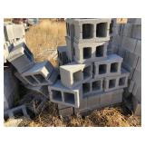 1 Pallet- Mason Concrete Blocks