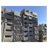 (5-Pallets) Job Site Concrete Blocks