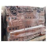 Pallet Of Imperial Red Brick 2 1/4" Standard