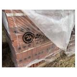 Pallet Of Imperial Red Brick 2 1/4" Standard