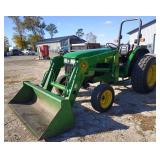 1999 John Deere 5210 Diesel Tractor w/520 Loader,
