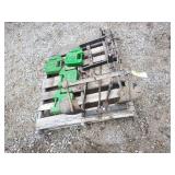4-John Deere Lawn Mower Weights, Mower 3 pt hitch