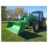 2014 John Deere 6105M, MFWD Tractor w/JD H310