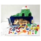 Fisher Price Flip Track Mountain Playset 1995