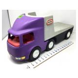 Little Tikes Purple & Gray Semi Truck & Trailer
