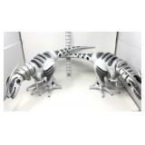 (2) Robo Raptors - No Remote - Not Tested