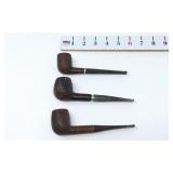 (3) Wooden Tobacco Pipes