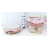 (2) Longaberger- American Cancer Society Baskets