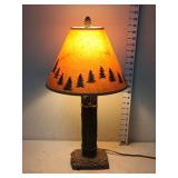 Woodsy Cabin Style Table Lamp