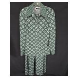 Tall Daisys Polyester Pantsuit w/Blouse Size L