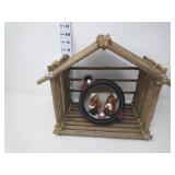 Folk Art Peruvian Holy Family Nativity Scene