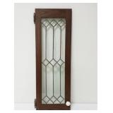 1-Lead Glass Door 30 3/4" X 11 1/2" (Small Crack