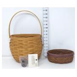 Longaberger Hanging Halloween & Football Baskets