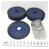 (12) Kinze Blue Soybean Disc, A6184