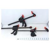 (3) Bar Clamps - (1) Craftsman