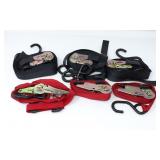 (6) Ratchet Strap Tie-Downs