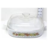 Vintage Corningware Covered Casserole Dish 10x10